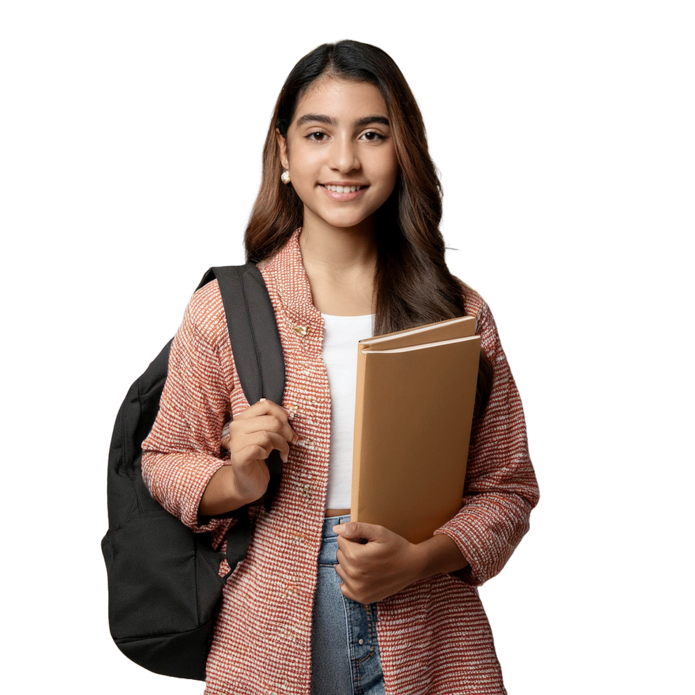 Student ready for her global journey